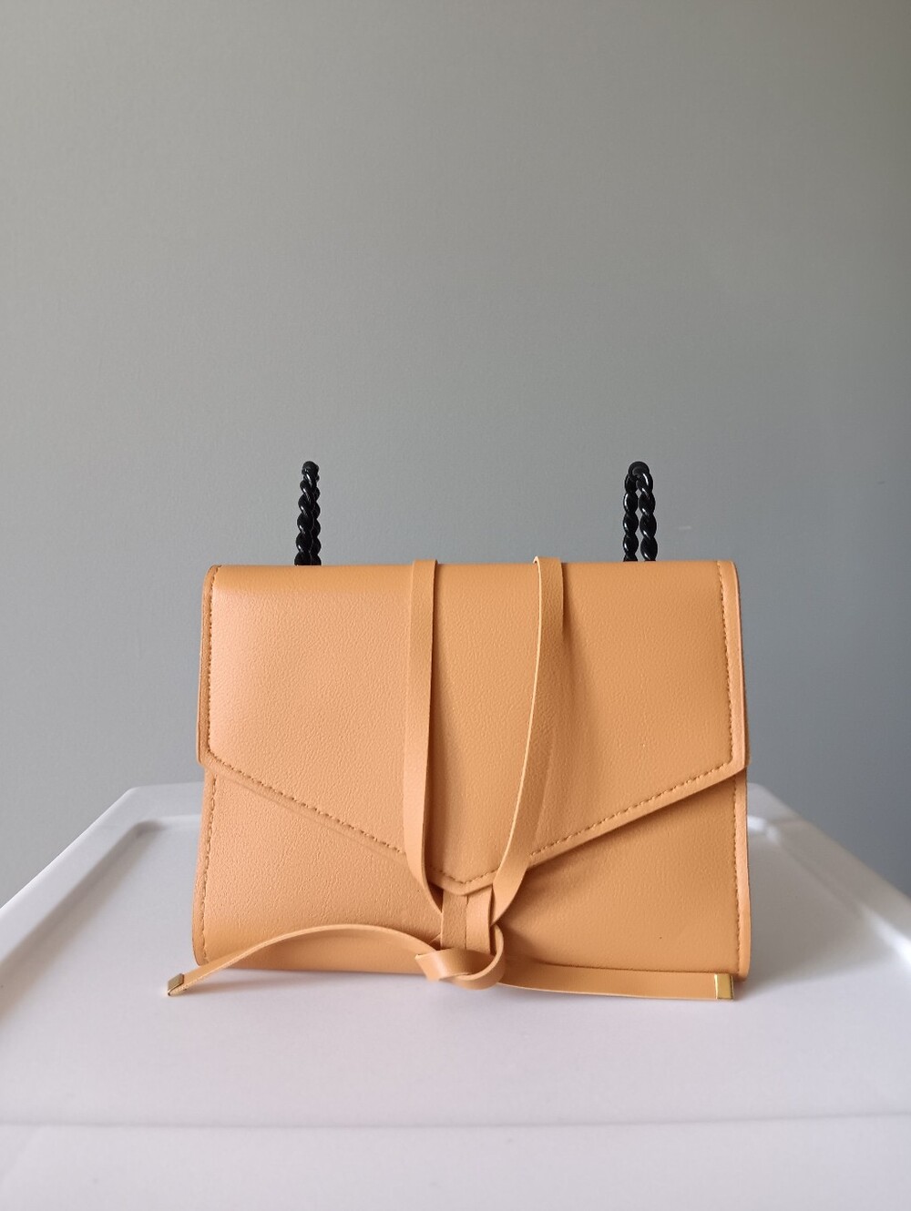 Glass Ladder & Co. Katherine Tech Organizer Roll Vegan Leather Honey Tan